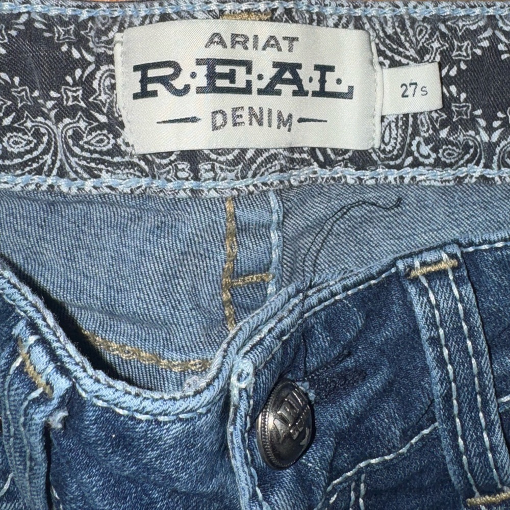 Ariat Real Denim Women's Medium Blue Jeans